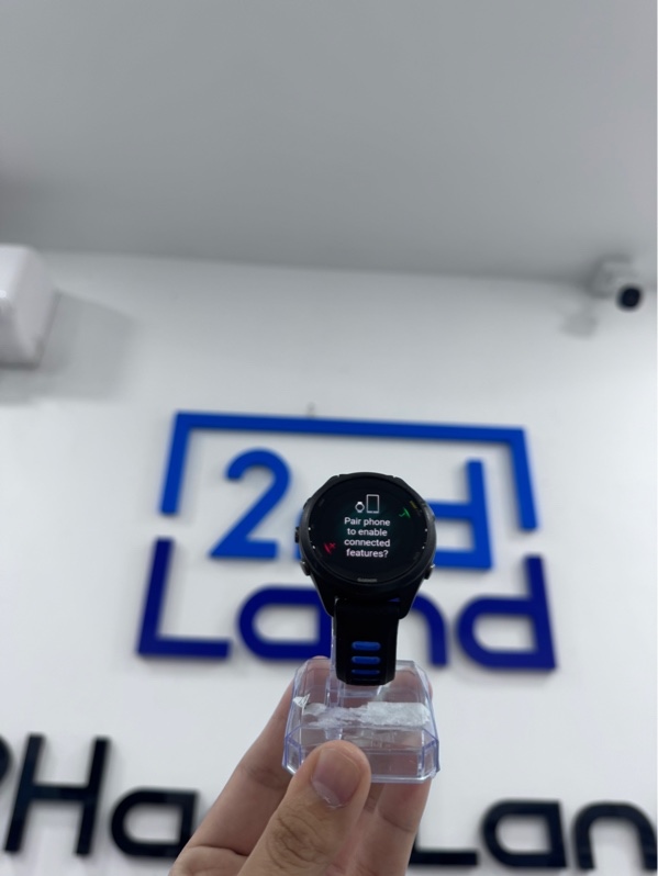 Đồng hồ Garmin Forerunner 265S - Màu đen - Ngoại hình 98% - Kèm sạc LK