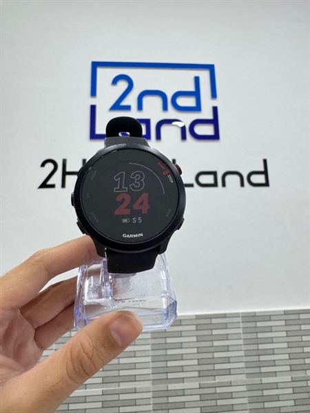 Đồng hồ Garmin Forerunner 55 - 42mm - Màu đen - Ngoại hình: 97% - Màn trầy - Body, kèm sạc