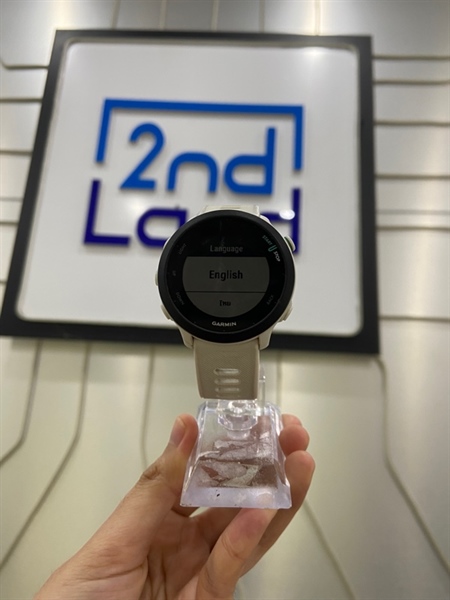 Đồng hồ Garmin Forerunner 55 - Màu trắng - Ngoại hình: 97% - Body - Kèm sạc