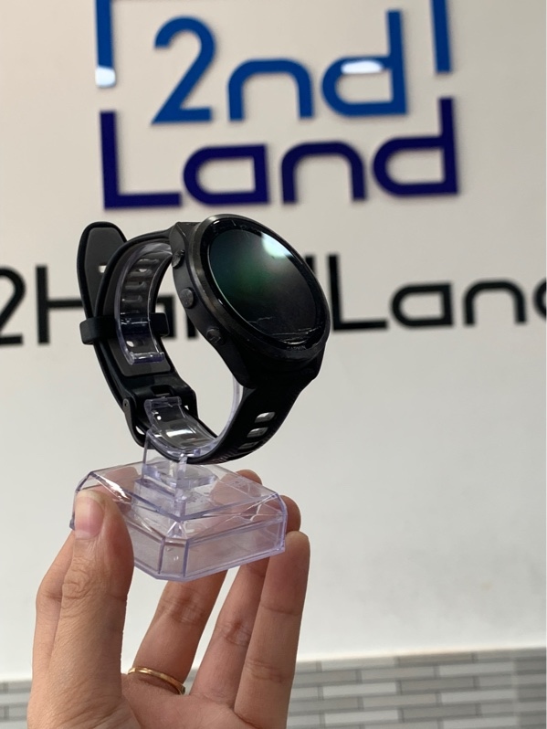 Đồng hồ Garmin forerunner 965 - 47mm - Màu đen - Ngọai hình: 96% - Body + mặt trầy xước nặng - Kèm sạc