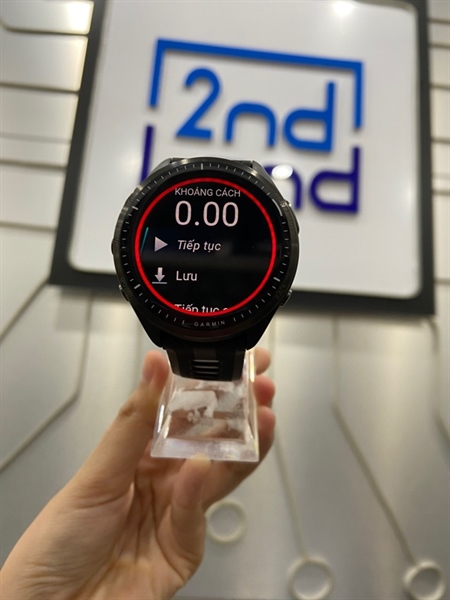 Đồng hồ Garmin Forerunner 965 - Màu đen - Ngoại hình: 98% - FullBox - Còn bảo hành Garmin đến 2026