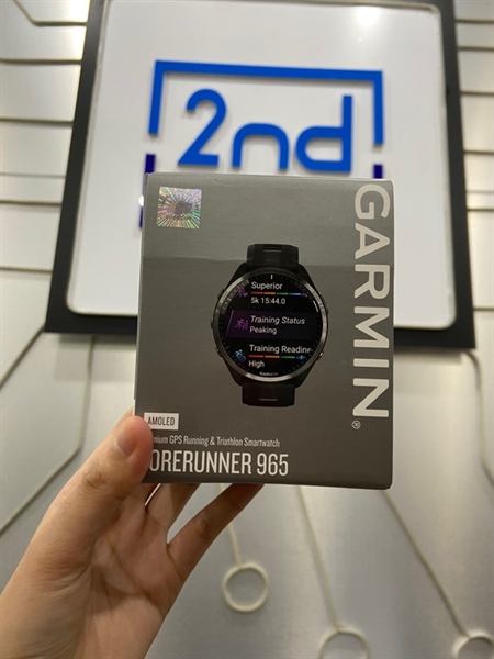 Đồng hồ Garmin Forerunner 965 - Màu đen - Ngoại hình: 98% - FullBox - Còn bảo hành Garmin đến 2026 3