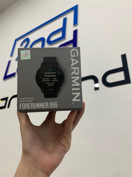 Đồng hồ Garmin FORRUNNER 955 - Màu đen - Ngoại hình: 98% - Fullbox