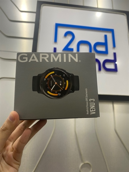 Đồng hồ Garmin Venu 3 - Màu đen - Ngoại hình: 98% - FullBox