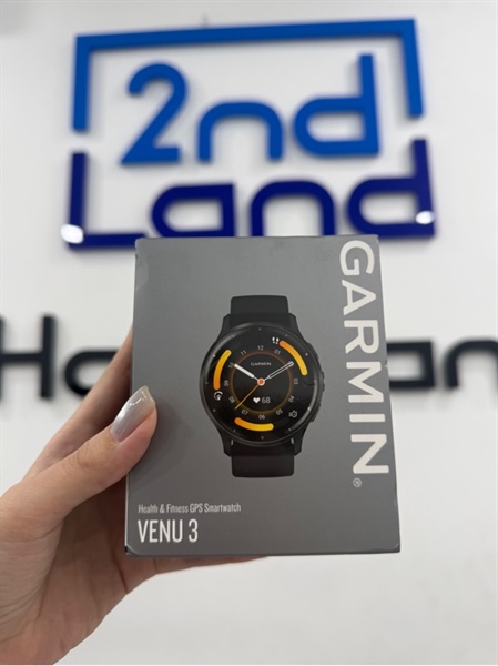 Đồng hồ Garmin Venu 3 Music - 45mm - GPS - Màu đen - Ngoại hình 98% - Kèm Box , sạc