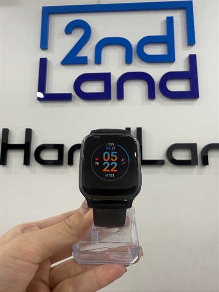 Đồng hồ Garmin Venu SQ - có Tiếng Việt - GPS - Màu đen - Ngoại hình 97% - Màn trầy , hở màn - Box , sạc 1