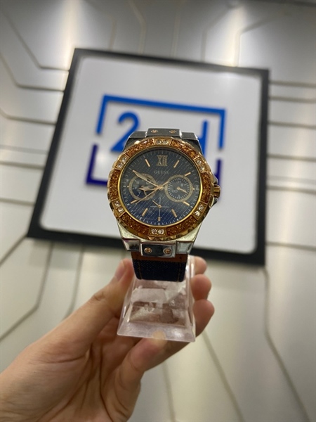 Đồng hồ Guess W0775 L10 - 38mm - Màu xanh dương - Ngoại hình: 98% - Body