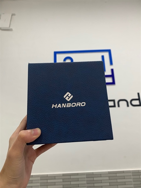 Đồng hồ Hanboro Automatic 8036 - Màu bạc - Ngoại hình: 98% - Trầy nắp đít - Box 3