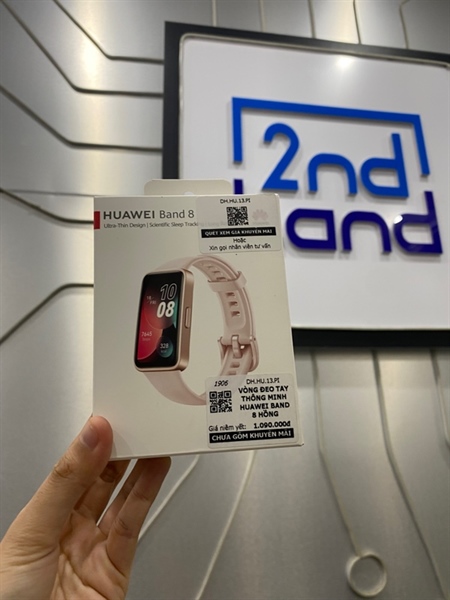 Đồng hồ Huawei Band 8 - Màu hồng - Ngoại hình: 97% - FullBox