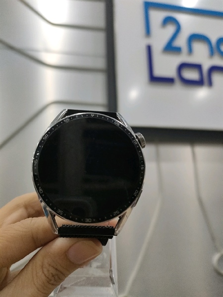 Đồng hồ Huawei GT3 - 46mm - Màu đen - Ngoại hình 97%, mặt đồng hồ cấn xước nặng - Kèm sạc , mất nguồn BÁN XÁC KHÔNG BẢO HÀNH
