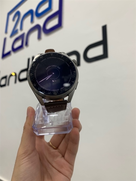 Đồng hồ Huawei Watch 3 Pro-140 - 48mm - Màu bạc - Ngoại hình: 98% - Màn xước mèo - Body