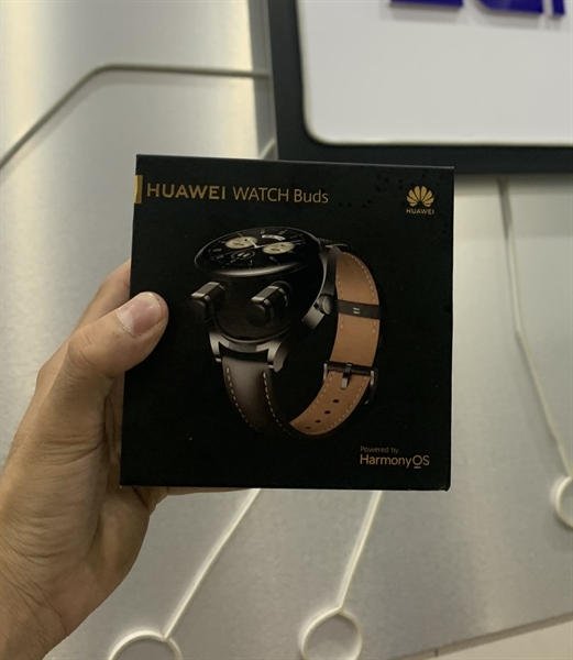 Đồng hồ Huawei Watch Buds - 46mm - Màu Đen - Ngoại hình 99% - Fullbox Kèm sạc zin