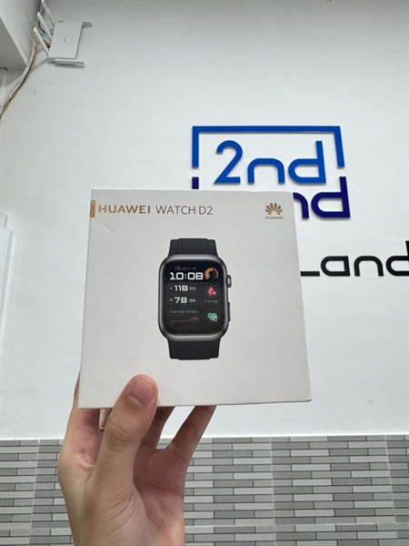 Đồng hồ Huawei Watch D2 - Đo được huyết áp - Màu đen - Ngoại hình: 98% - Fullbox 3