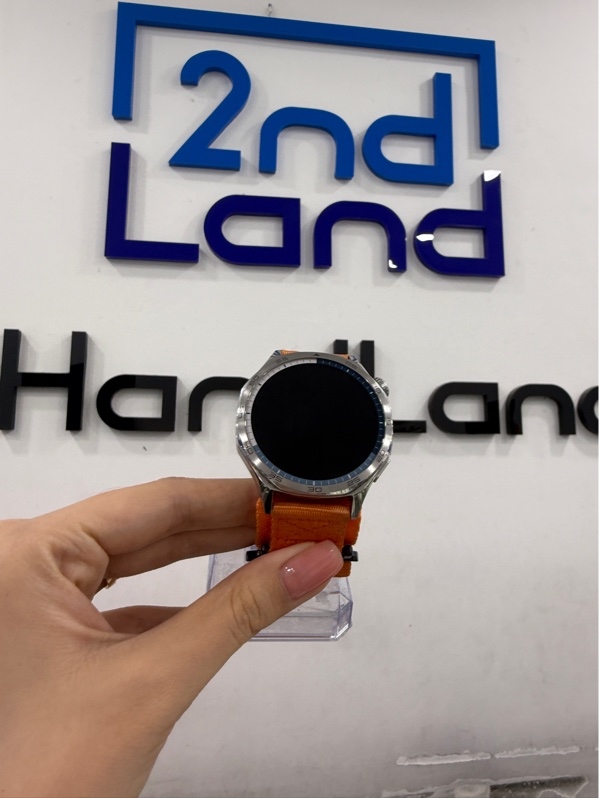 Đồng hồ Huawei Watch GT5-68E - model VLI-B19 - 46mm - GPS - Màu bạc - Ngoại hình 97% - Màn vàng viền , màn trầy , máy trầy - Kèm sạc