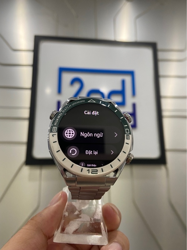 Đồng hồ Huawei Watch Ultimate 1 - Bản nội địa có Tiếng Việt - Màu bạc - Ngoại hình: 97.5% - Kèm sạc