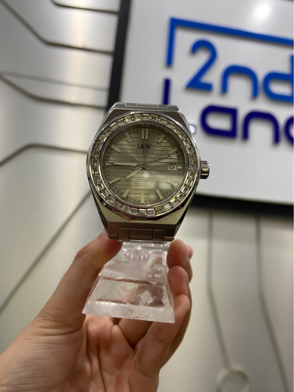 Đồng hồ I&W Carnival Automatic 733G - Màu bạc - Ngoại hình: 98% - FullBox