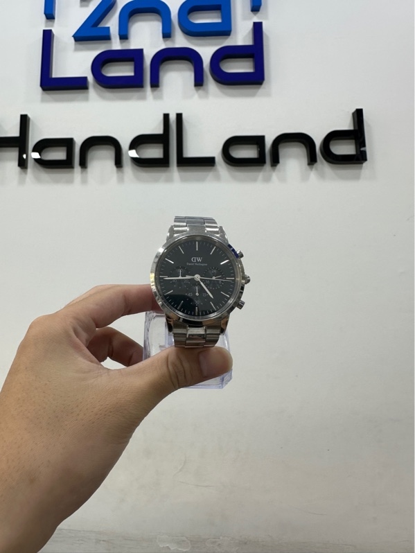 Đồng hồ Iconic Chronograph St Mawes Amber - 42mm - Màu bạc - Ngoại hình 97% - Body