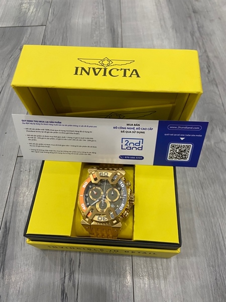 Đồng hồ Invicta Coalition Forces X - Wing Men/49mm - Màu Gold - Ngoại hình: 99% - Kèm Box