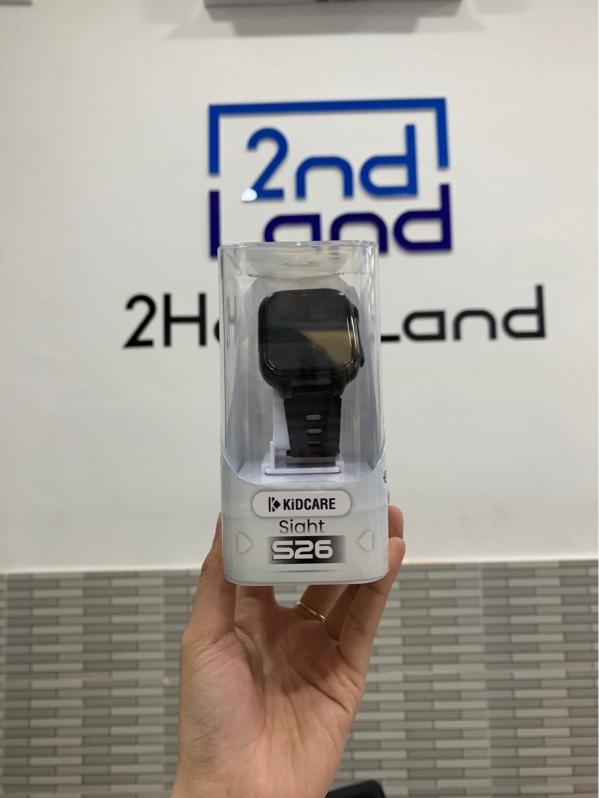 Đồng hồ KidCare Sight S26 - Màu đen - Ngoại hình: 98% - Fullbox - Không kết nối được app chỉ gắn sim nghe gọi