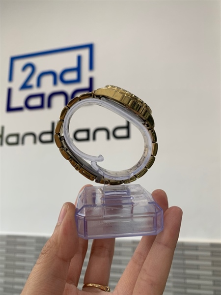 Đồng hồ Korlex KS019-01 - Màu vàng - Ngoại hình: 97% - Rớt vài hạt đính đá - Body, kèm mắt nối 1