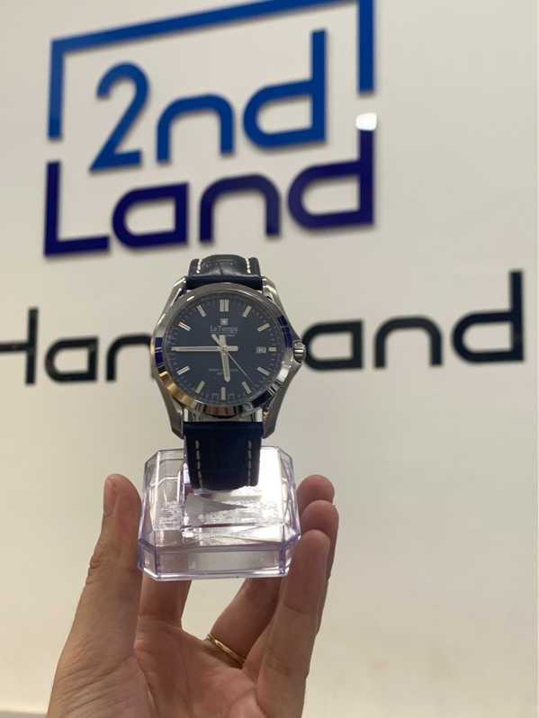 Đồng hồ Le Temps LT1090-715.2 Sport Elegance quartz - 38mm - Màu xanh - Ngoại hình: 98% - Box