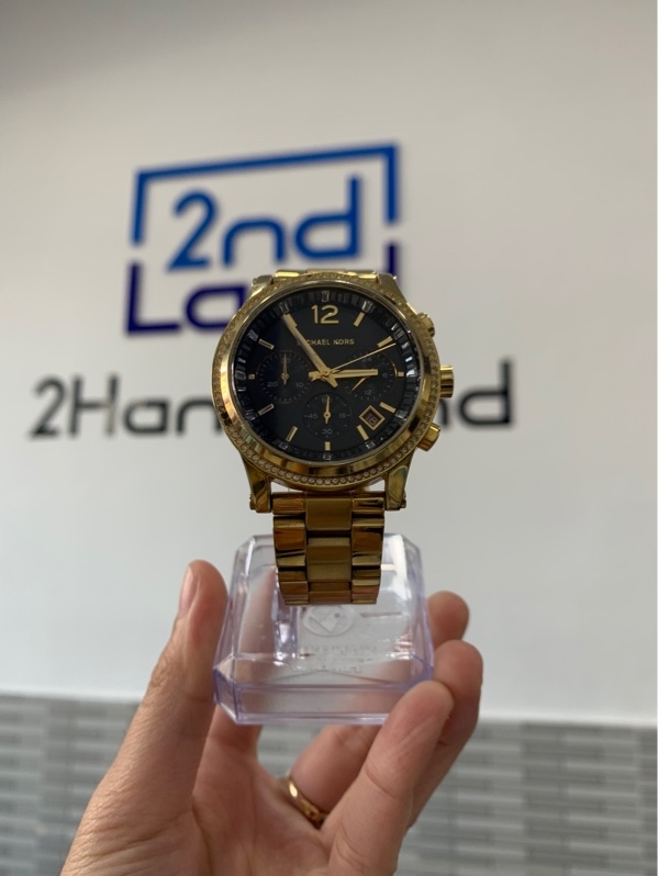 Đồng hồ Michael Kors Mk-6063 - Màu vàng - Ngoại hình: 97% - Body