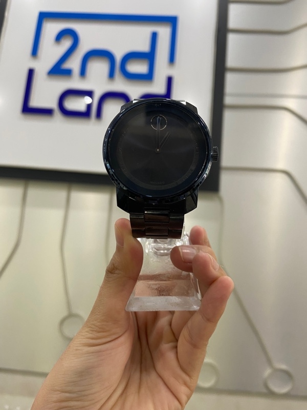 Đồng hồ Movado Bold MB.01.1.34.6159 - 42mm - Màu xanh đen - Ngoại hình: 97% - Dây xước, kính xước - Body