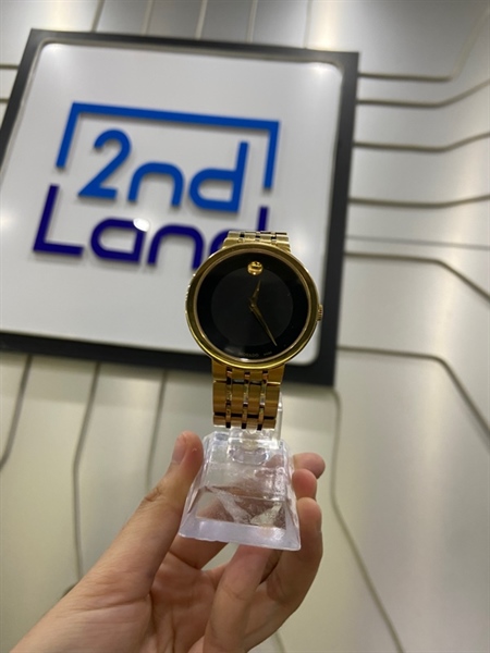 Đồng Hồ Movado Esperanza 0607059 - Màu vàng gold + đen - Ngoại hình: 98% - Body