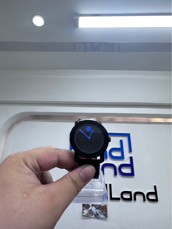Đồng hồ Movado Men's Swiss Bold Black Leather movado bold 3600307 - 42mm - Màu đen - Ngoại hình 97.5% - Kèm box