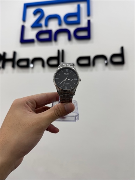 Đồng hồ MVW 39.6 mm Nam MS078-01 - Màu bạc - Ngoại hình 97% - Kèm box