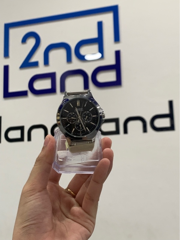 Đồng hồ nam Casio MTP-V300 - Màu đen - Ngoại hình: 98% - Box + dây nối
