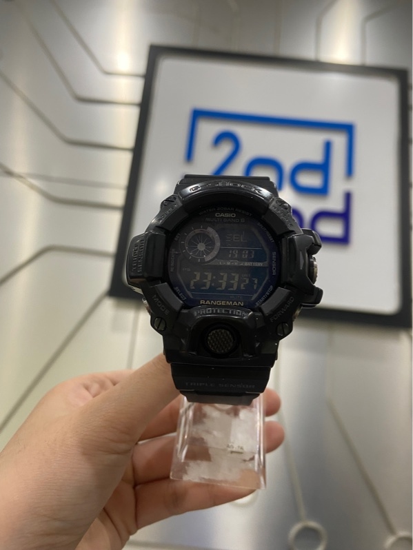 Đồng Hồ Nam Chính Hãng CASIO G-SHOCK GW-9400-1B - 48mm - Màu đen - Ngoại hình: 97% - Trầy mặt kính - Body