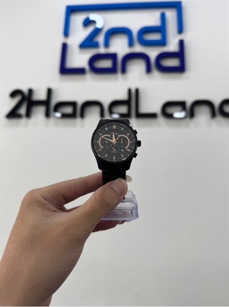 Đồng Hồ Nam Citizen AN8195-58E Dây Thép Không Gỉ 42 mm - Màu đen - Ngoại hình 98% - Kèm box
