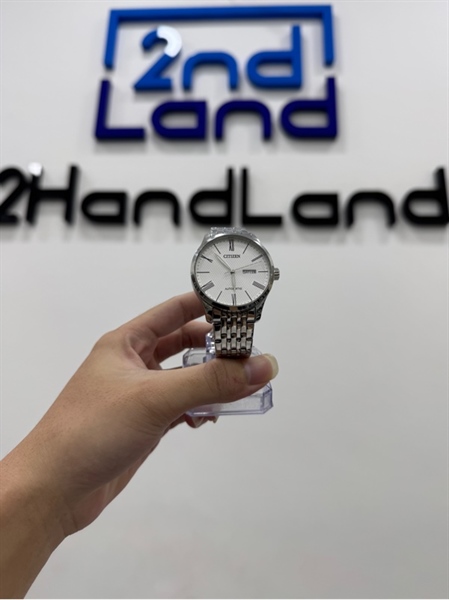 Đồng hồ Nam Citizen NH8350-59A - Size 40 - Màu bạc - Ngoại hình 97% - Trầy xước - Body