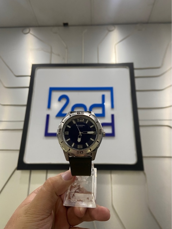 Đồng Hồ Nam Fossil AM4161 - Màu bạc - Ngoại hình: 97% - Xước thân + mặt nhiều - Body