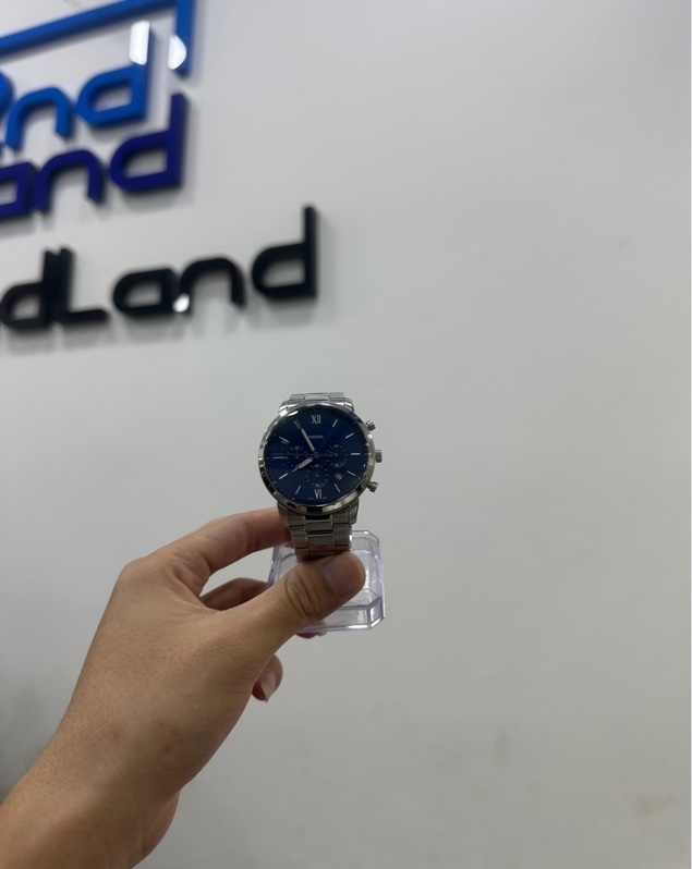 Đồng Hồ Nam Fossil Neutra Chronograph Stainless Steel Watch FS5792 - 44mm - Màu bạc - Ngoại hình 97% - Kèm box