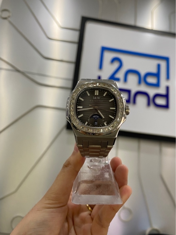 Đồng Hồ Nam I&W Carnival 735G2 Automatic - 42mm - Màu bạc - Ngoại hình: 97% - Body