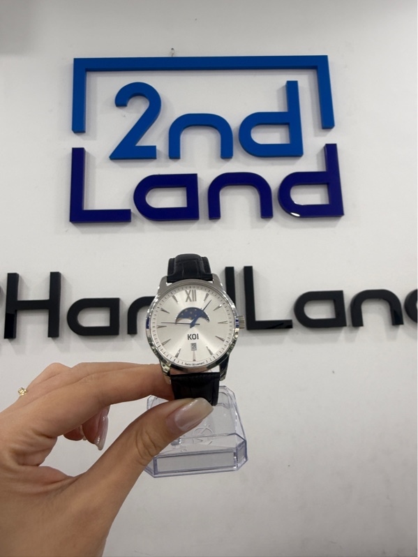 Đồng hồ nam KOI Moonphase K006.403.65.2.05.03.07 - 39mm - Màu bạc - Ngoại hình 98% - FullBox