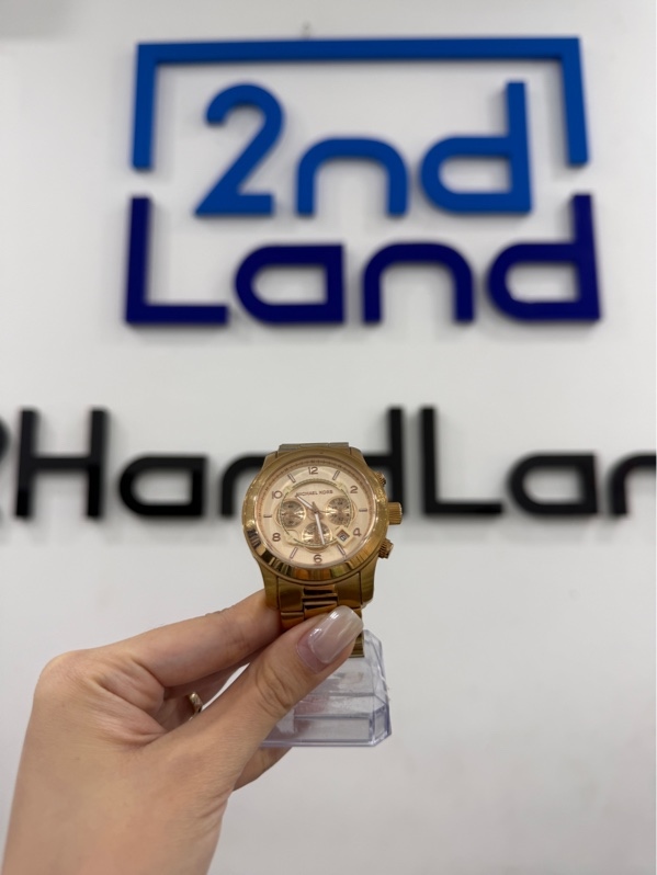 Đồng hồ nam Michael Kors MK8096 - Màu vàng - Ngoại hình 98% - Trầy xước ít - Kèm Box , mắc dây