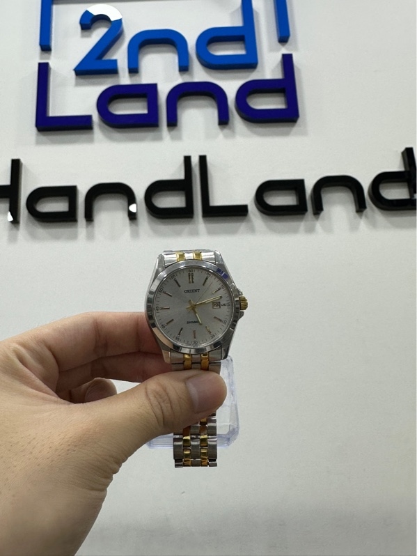 Đồng hồ Nam Orient Swimmer SUND6001W0 - 37.3mm - Màu bạc - Ngoại hình 97% - Màn trầy - Body