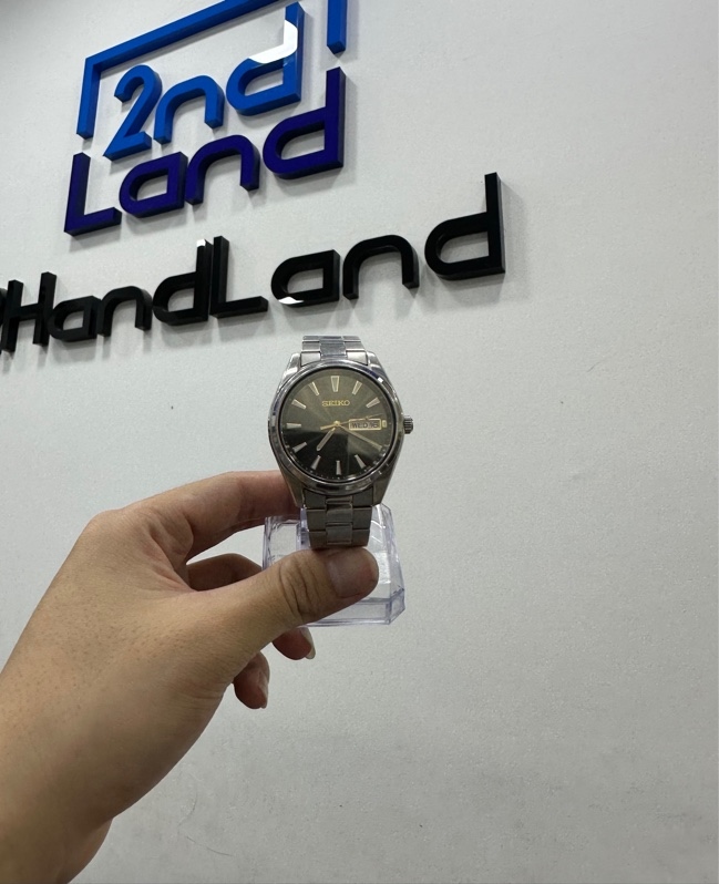 Đồng Hồ Nam Seiko Regular Sur343P1 - 40.2 mm - Màu bạc - Ngoại hình 97% - Body