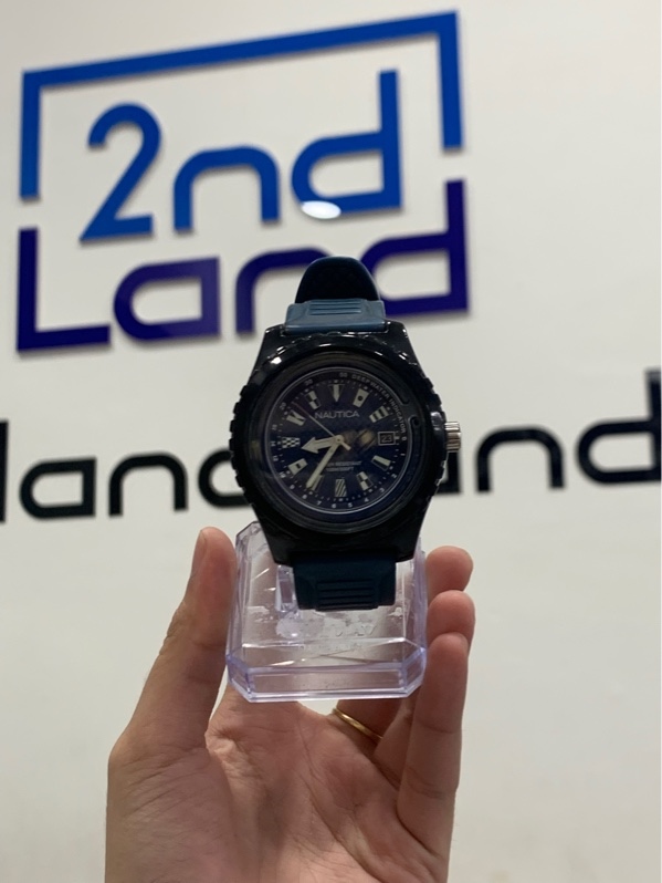 Đồng hồ Nautica Ibiza IBZ17 Sport Watch - Màu đen - Ngoại hình: 97% - Trầy kính - Body