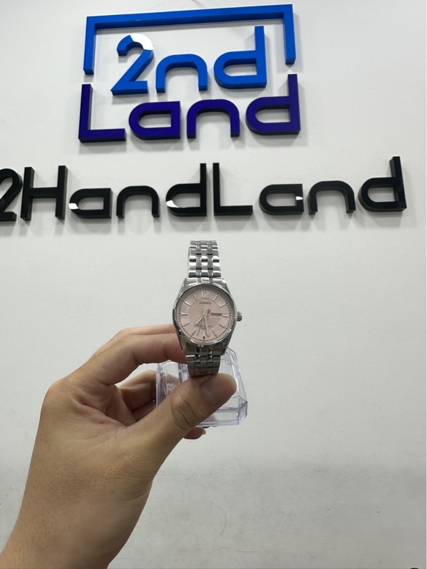 Đồng hồ Nữ Casio LTP-1335D-5AVDF - 30mm - Màu bạc - Ngoại hình 98% - Kèm box