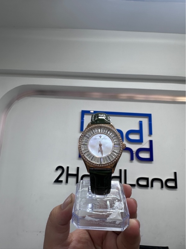 Đồng hồ nữ Christian Van Sant Luna Green - 33mm - Màu hồng vàng - Ngoại hình 98% - Kèm box