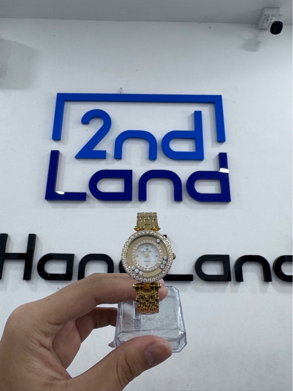 Đồng hồ Olympia Star 2801DL-201 - Màu vàng - Ngoại hình 98% - Xước nhẹ kính - Body