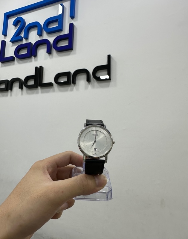 Đồng hồ Orient FGW0100AW0 - 38mm - Màu bạc - Ngoại hình 97% - Dây da xuống cấp theo thời gian - Body