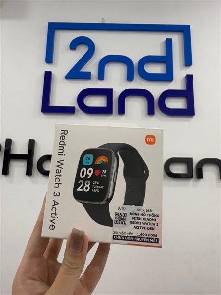 Đồng hồ Redmi Watch 3 Active - Màu đen - Ngoại hình 97% - Màn trầy nhẹ - FullBox