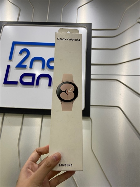 Đồng hồ Samsung Galaxy Watch 4 - 40mm - GPS - Viền nhôm - Màu hồng - Ngoại hình: 97% - FullBox