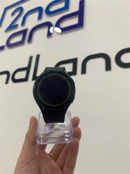 Đồng hồ Samsung Galaxy Watch 4 - 44mm - GPS -Màu đen - Ngoại hình: 96% - Trầy, màn trầy , ám viền vàng - Hoạt động tốt - Body, kèm sạc - SP KHÔNG BẢO HÀNH