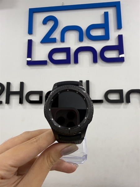 Đồng hồ Samsung Gear S3 Frontier (SM-R760) - Màu đen - Ngoại hình 97% - Trầy xước , nứt nút nhẹ - Kèm sạc